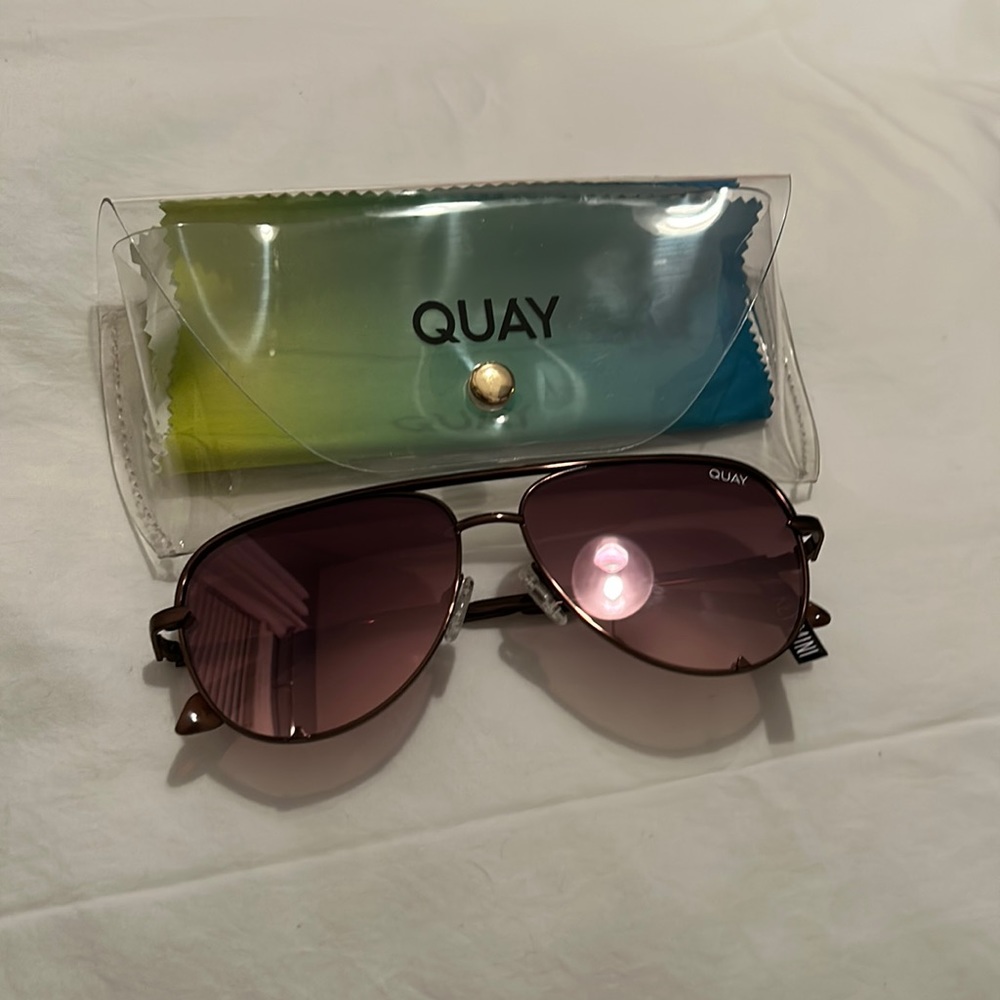Quay High Key Mini Sunglasses NWT